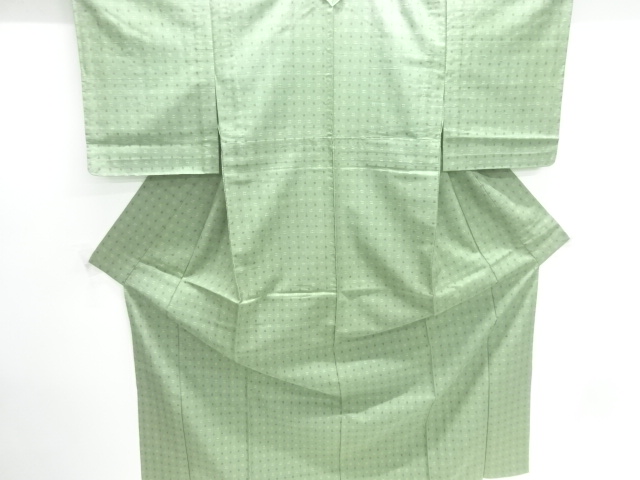 JAPANESE KIMONO / SILK / HAND WOVEN TSUMUGI / IGETA KASURI